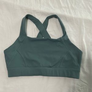 Oner Active - Timeless Wide Strap Square Neck Sports Bra | Mineral Green
